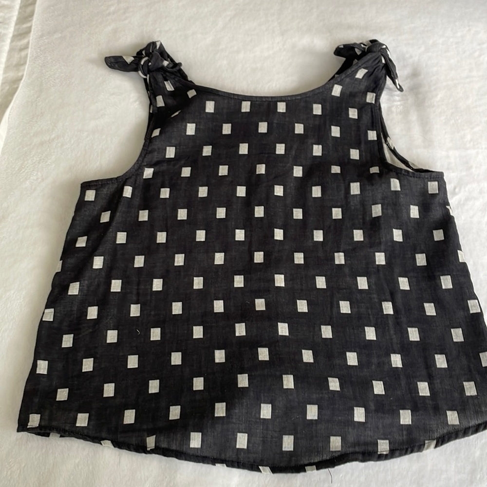 Anthropologie navy summer top